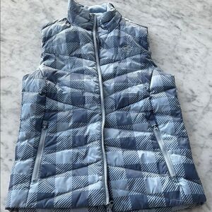 Piper by Smartpack Blue Checkered Puffer Vest